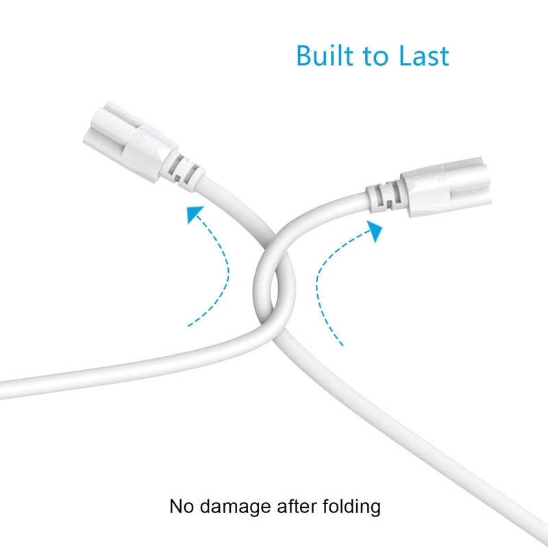 4 Pack 3FT Connector Cords 3 Pin Connecting Cables Wire For T5 T8 LED Tube Light gallery