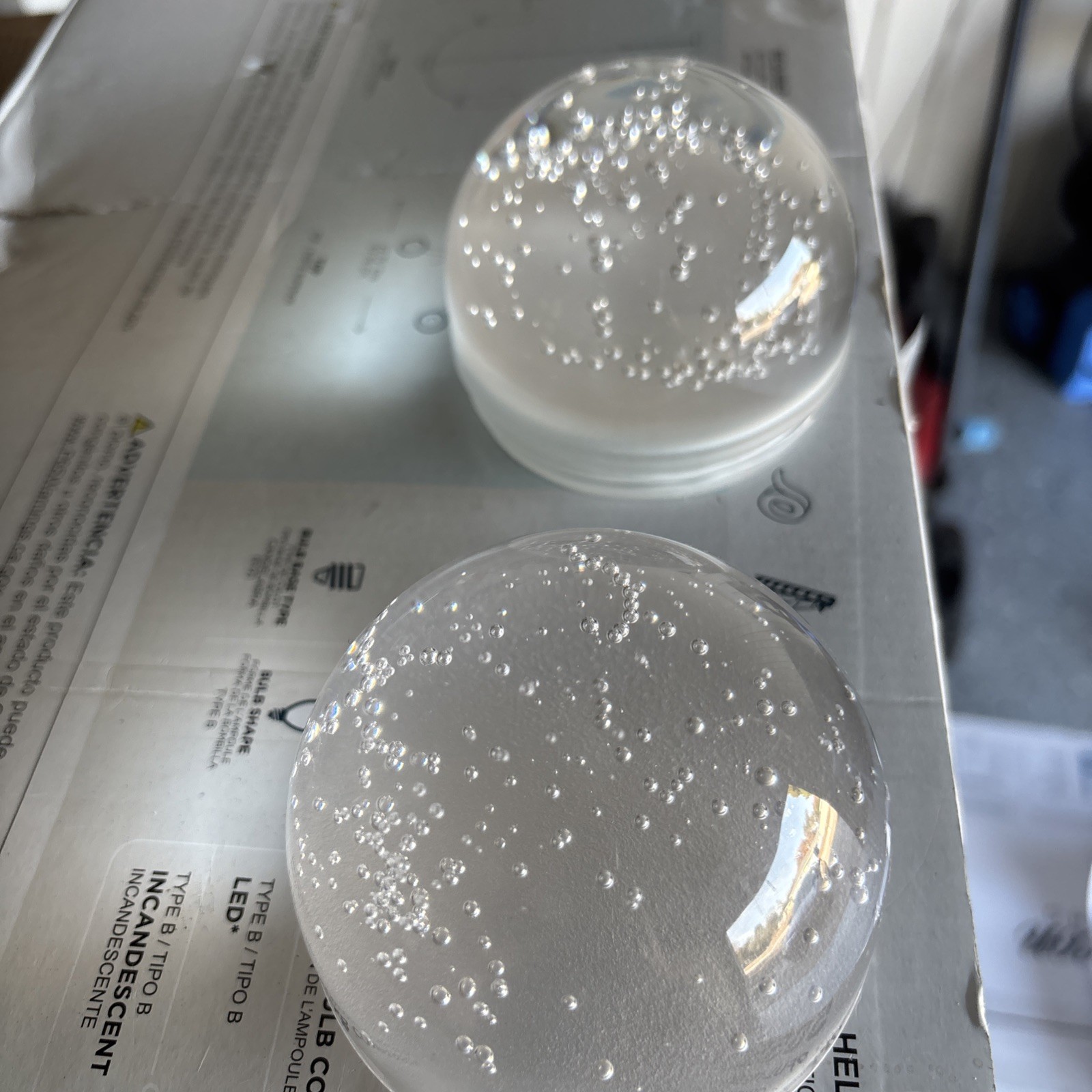 Artika Oracle Vanity Bubble Glass Shade Replacement For Model VAN4-OR5C-HD2CR gallery