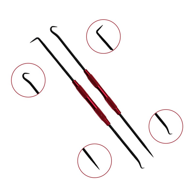 2Pc Double Ended Scribe Pick Set Marking Tools Car Auto Oil Seal O Ring Hook Kit gallery