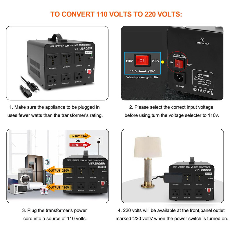 Conversor Convertidor Transformador De 110V 120V a 220V 3000 Watts Calidad 2023 gallery