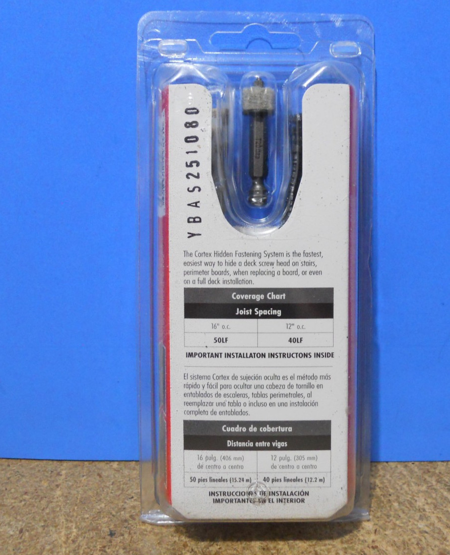 FastenMaster Cortex 2-1/2" Fiberon Decking Hidden Fastening Screw Forest Brown gallery