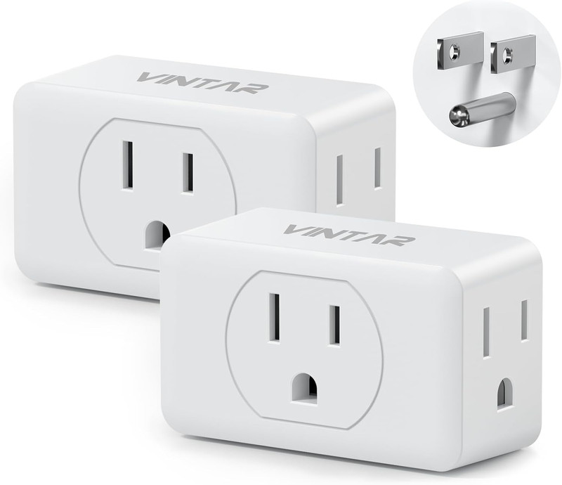 Multi Plug Wall Outlet Extender 2 Pack, VINTAR Electrical Multiple Outlet gallery