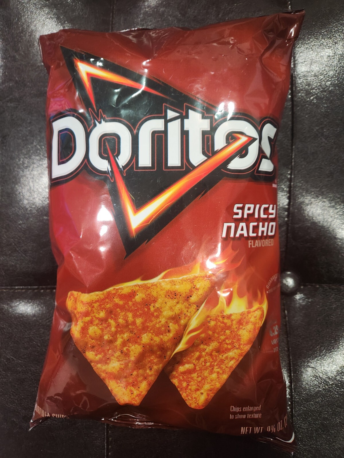 DORITOS SPICY NACHO TORTILLA CHIPS NET WT 9 1/4 OZ 12/2024 NOW SPICIER FRESH gallery