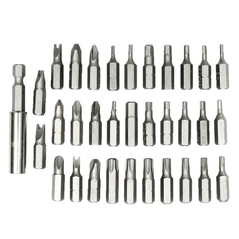 Tamper Proof Security Torq Hex Star Spanner Tri Wing Screwdriver 33 Torx Bit Set gallery