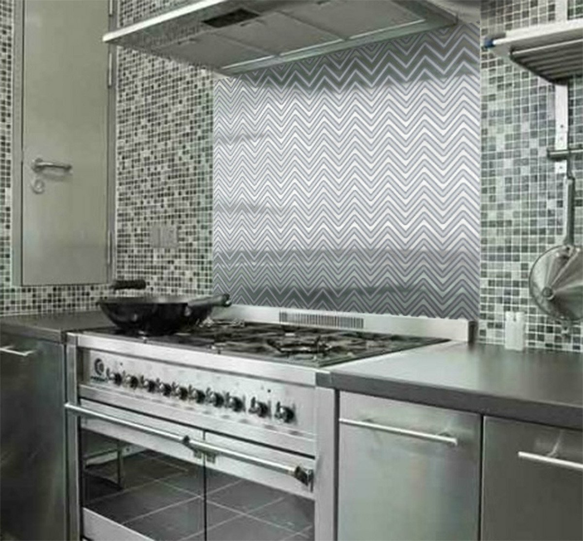 Chevron Backsplash gallery