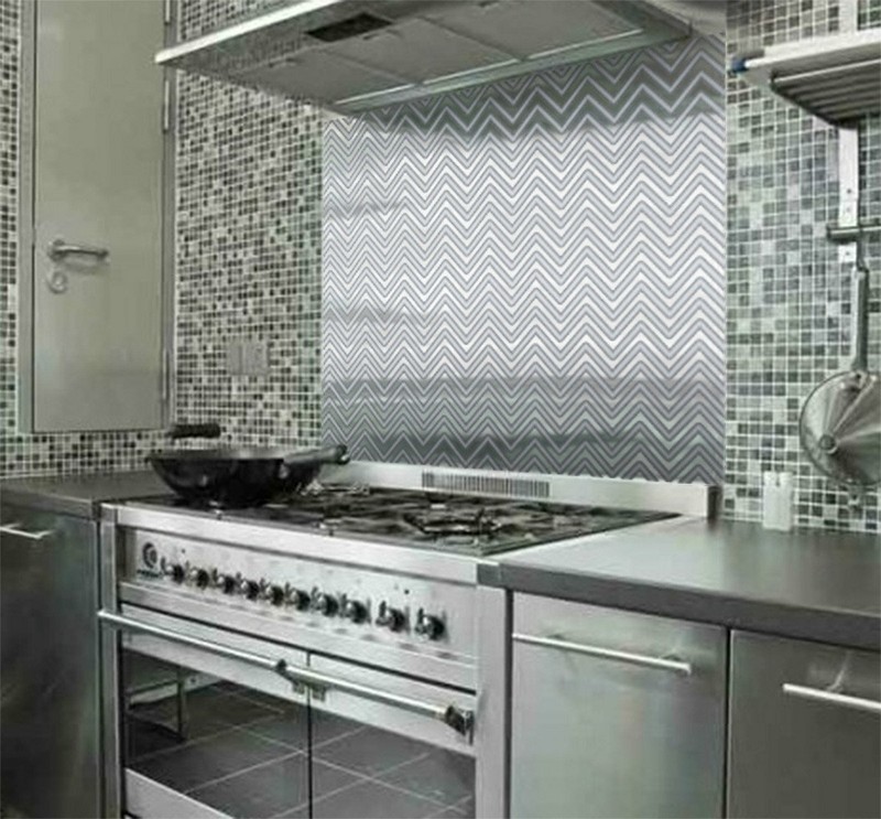 Chevron Backsplash gallery