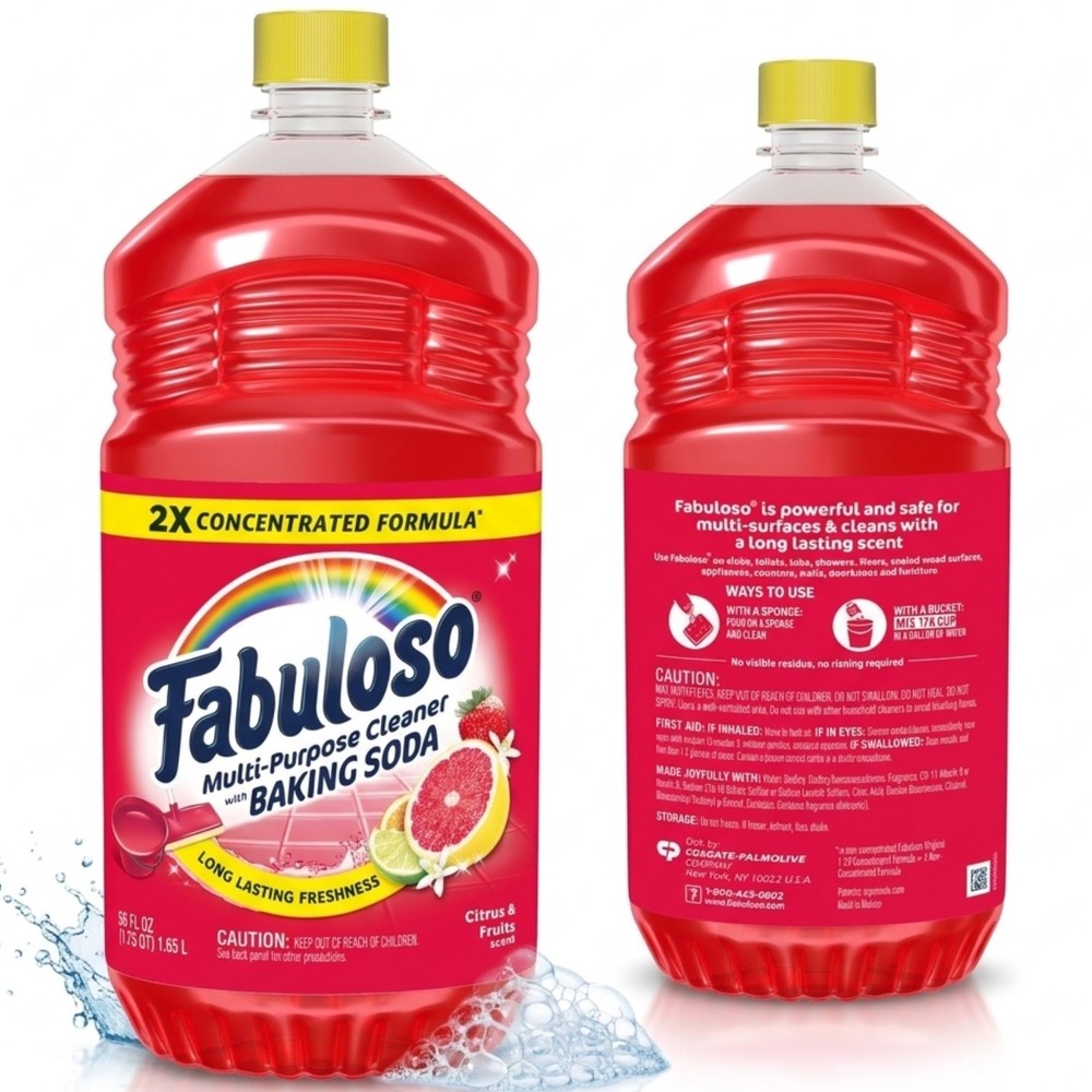 2X Multi-Purpose Cleaner with Baking Soda Citrus and Fruits Scent 56 fl oz