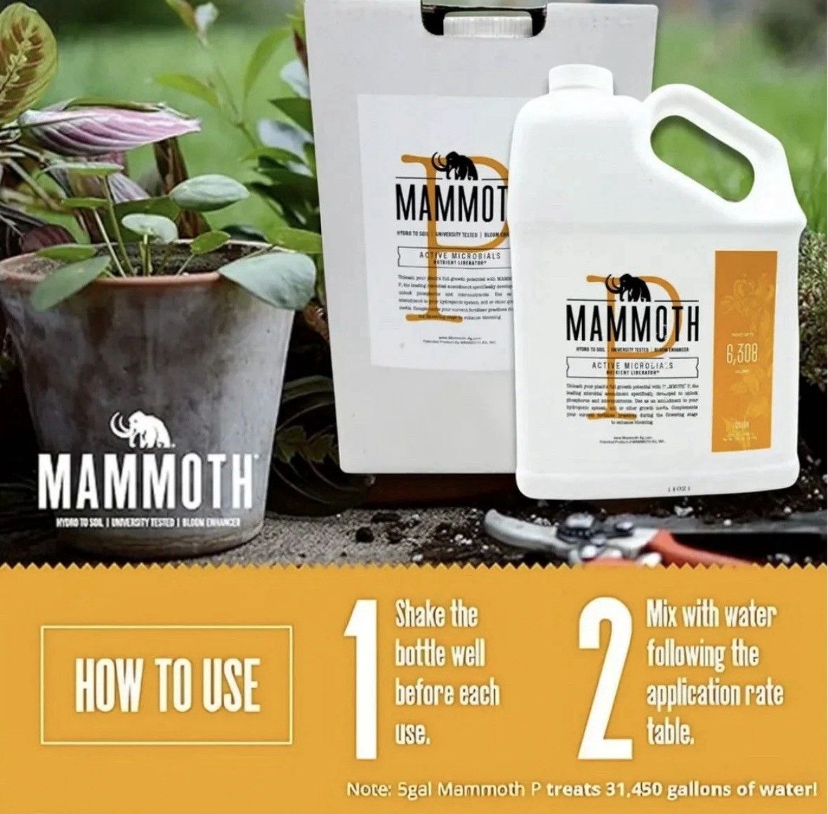 500ML Mammoth Active Microbials Hydroponic Supplement Liquid Concentrate gallery
