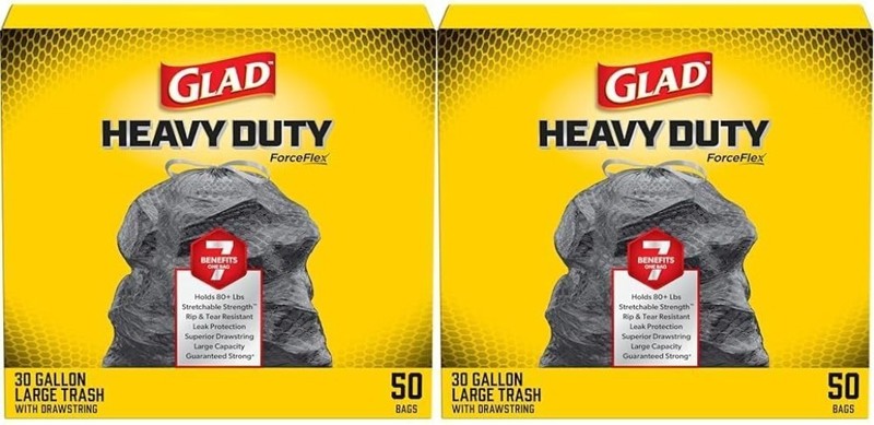 Stretchable ForceFlex Large Trash Bags, 30 Gallon - 100 Ct gallery