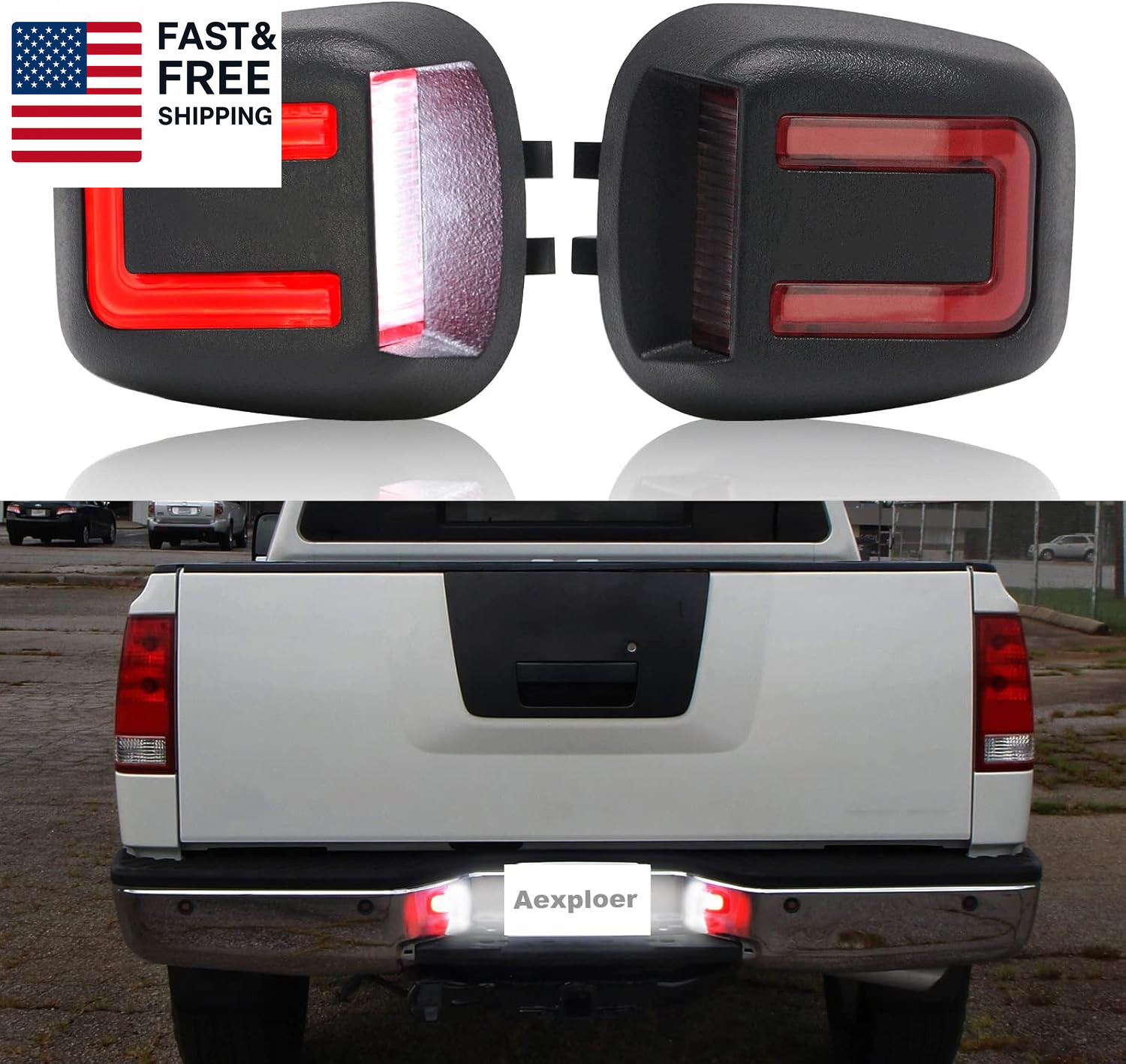 LED License Plate Lights Tag Lights Compatible with Frontier 2007-2019,For Tita gallery