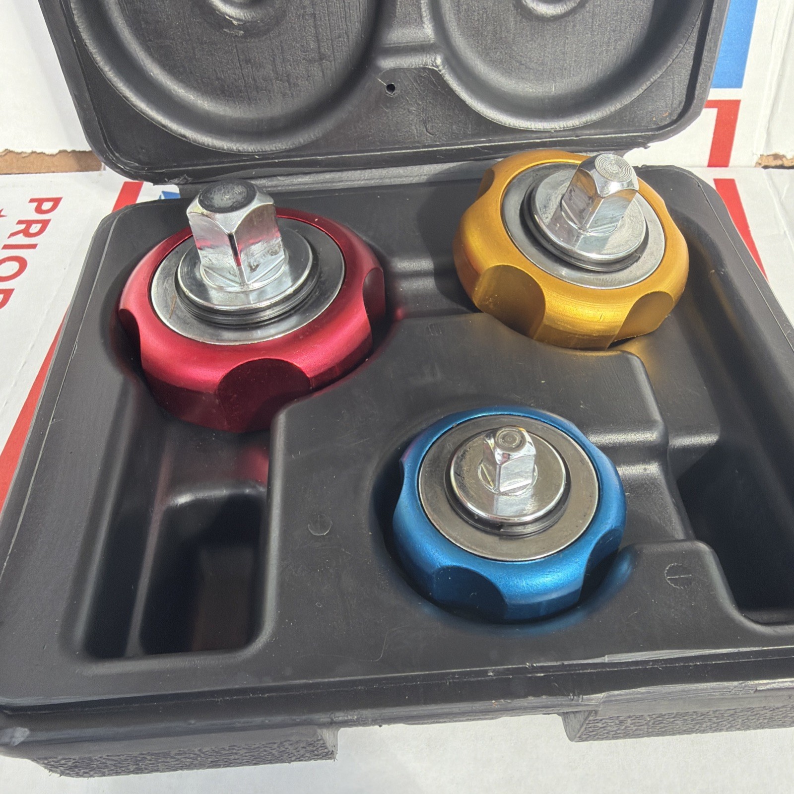 Matco SPR3 Three Piece Palm Ratchet Set In Case gallery