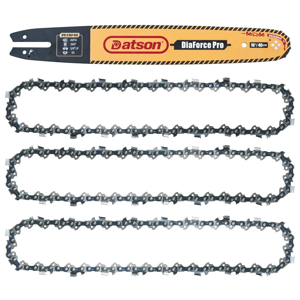 16" Chainsaw Guide Bar&Chains 55DL,3/8"LP,043"G For Stihl MS 162, MS 170, MS 171