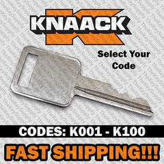 Knaack Toolbox Replacement Key Cut to Your Code K001 – K100