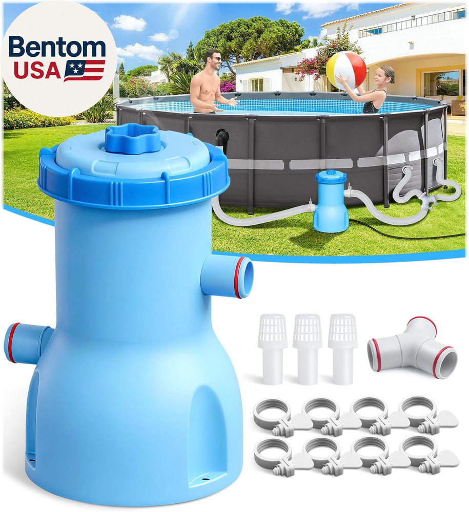 Standard Series above Ground Pool Filter Pump - 800 GPH Flow Rate | Rapid Circul