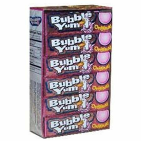 Bubble Yum Bubble Gum, Original - 18 - 5 piece packages (90 pieces) gallery