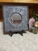 Cool Rustic Chic Metal Picture Mirror 12” Square Frame Wall Hanging Hung gallery