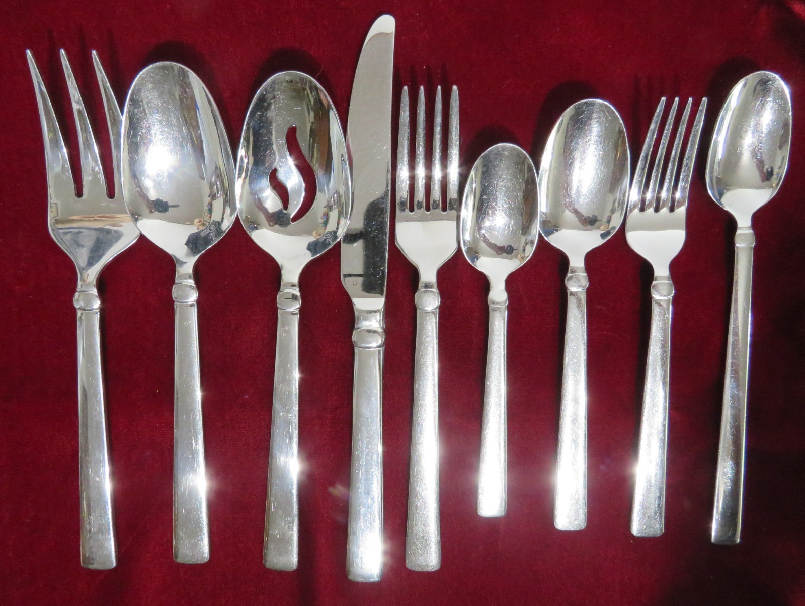 ONEIDA 18/0 "Attalia" Stainless Flatware 45 Replacement Pieces Service for 8 uu gallery