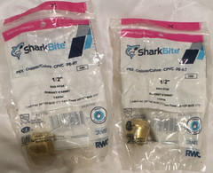 SharkBite Lead-Free Brass 1/2″ End Stop Cap for PEX Copper CPVC PE-RT Pipe