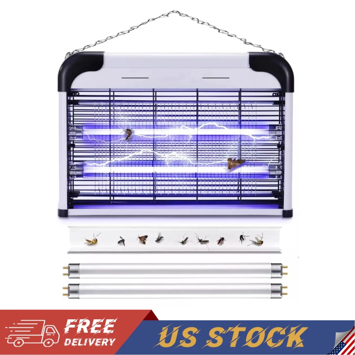 20W Lamp Insect Killer Mosquito Zapper Bug Pest Fly Trap Electric Light Lawn gallery