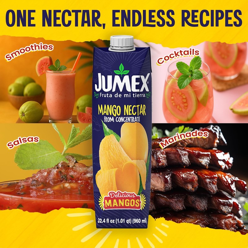 Jumex Mango Nectar - Juice Made with 32.4 Fl Oz (Pack of 12) gallery