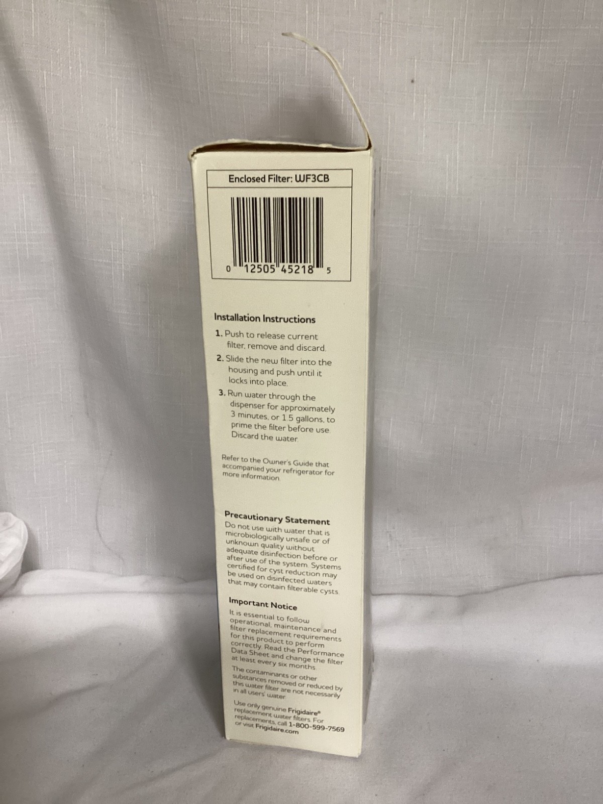 FRIGIDAIRE PURE SOURCE 3 WATER & ICE REFRIGERATOR FILTER WF3CB gallery
