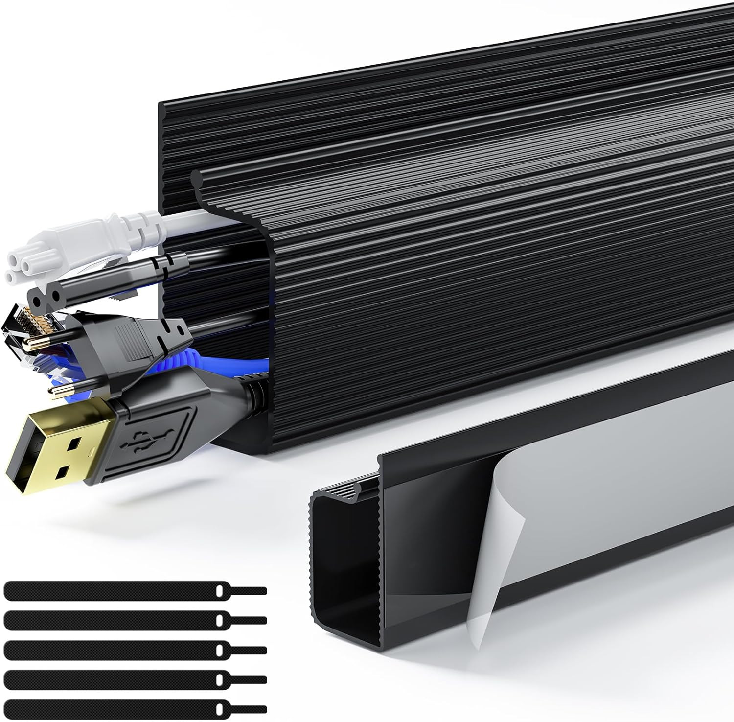 2 Pack Safe & Tidy Cable Management Solution - Protect Kids & Pets with Home & O gallery