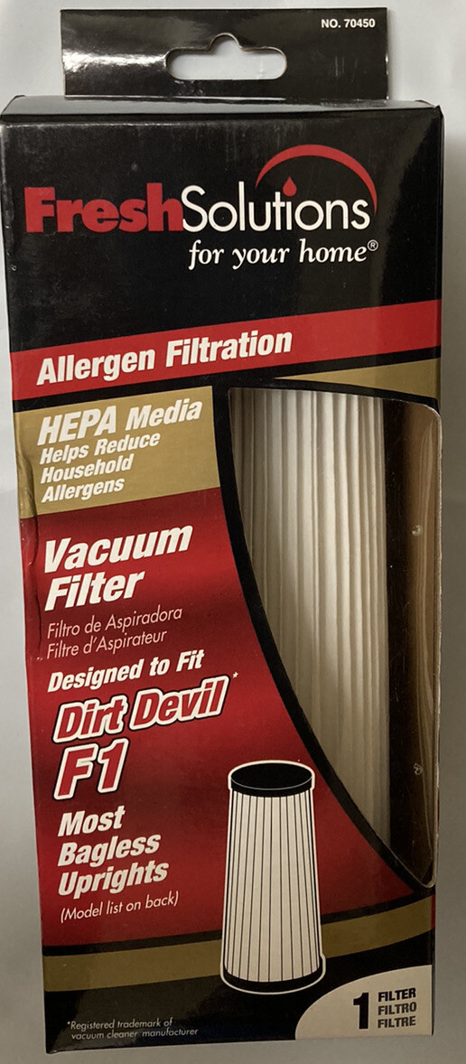 FRESH SOLUTIONS Allergen Filtration HEPA Upright Dirt Devil F1 Vacuum Filter gallery