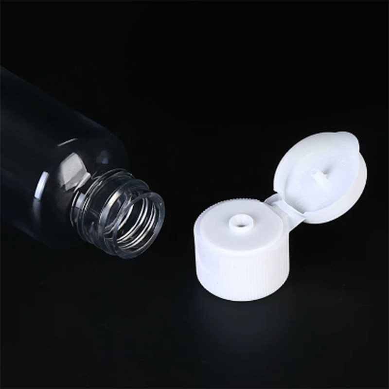 10-100ml Plastic Bottles with Flip Top Caps Refillable Liquid Containers Travel gallery