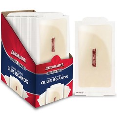 Catchmaster Compact Sticky Insect & Mouse Traps 7″ x 3.5″ (75 Pack), White