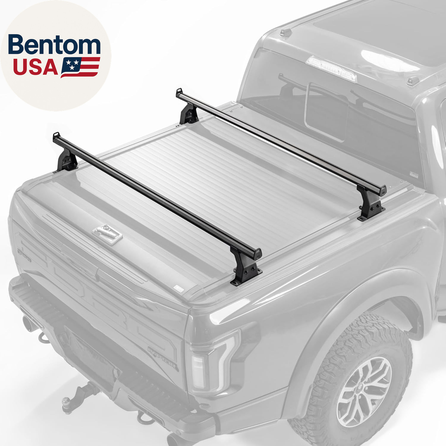 71.3’’ Adjustable Truck Bed Rack Cross Bars(2-Pack) for Full-Size Trucks, T-Slot gallery
