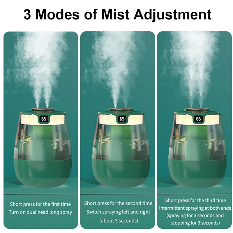 Quiet Night 1500ML Humidifier - Soft Light,280ml/h Fog & Blue Sterilization gallery