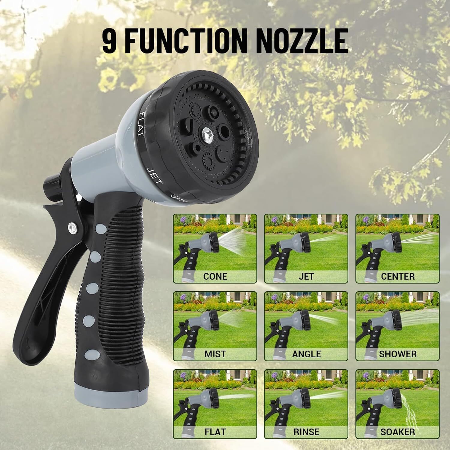 5/8 In x 65/82/92 Ft Automatic Retractable Garden Water Hose Reel Wall Mounted gallery