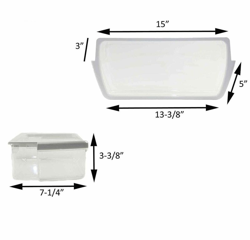 W10321304 Bin Compatible with Whirlpool Refrigerator gallery