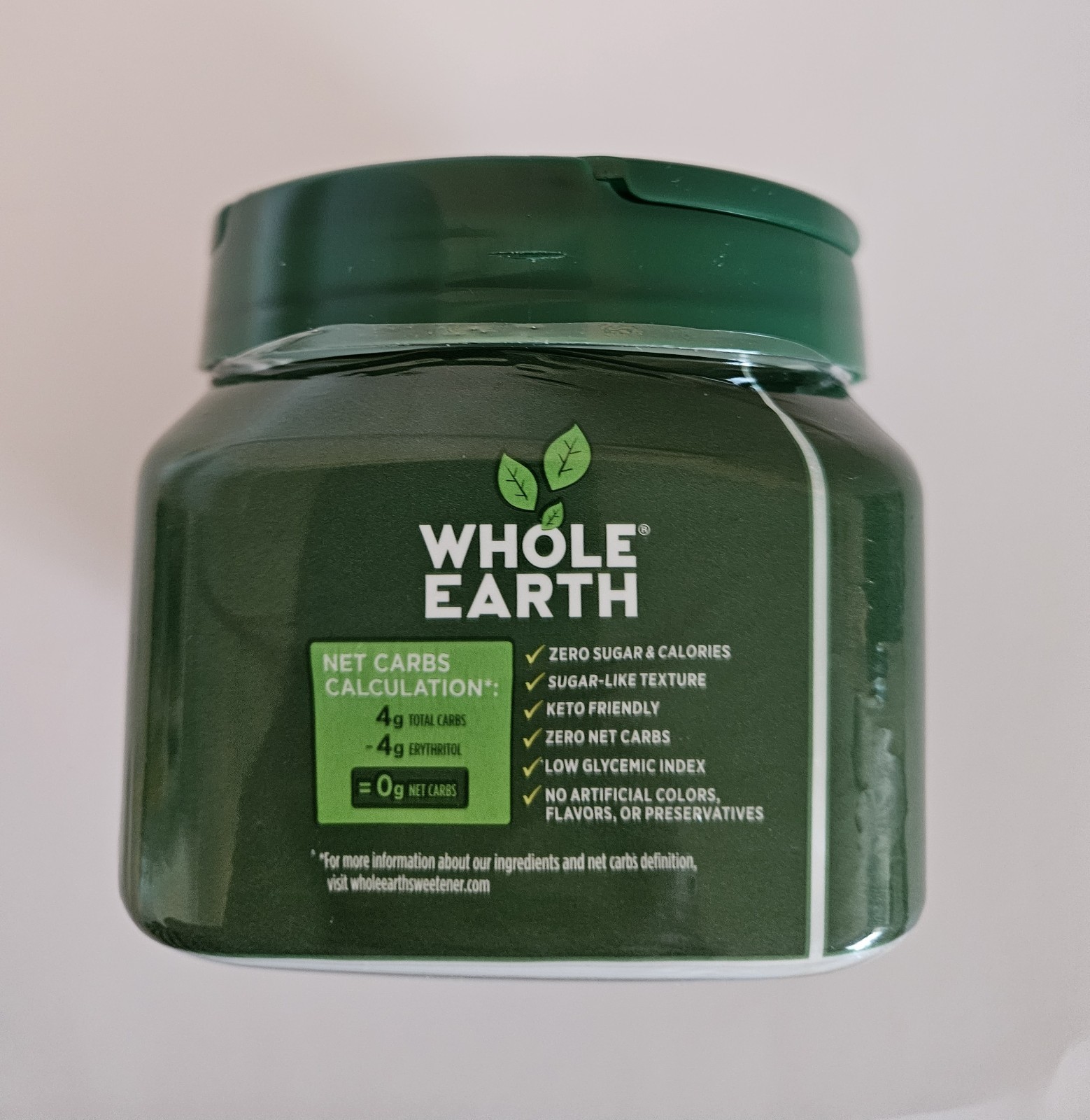 WHOLE EARTH Stevia & Monk Fruit Plant-Based Sweetener 9.8 Oz Jar Best By 05/2028 gallery