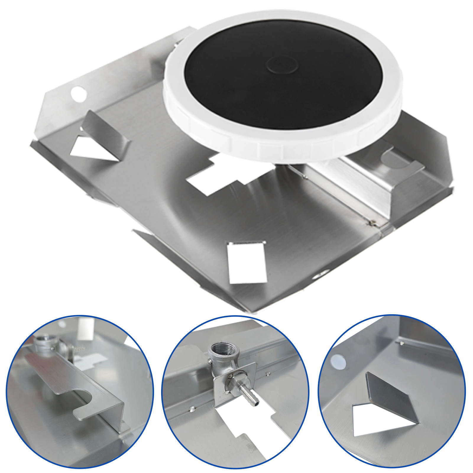 Self Sink Weighted Single 8.5" Air Diffuser for Pond & Lake Aeration Subsurface gallery
