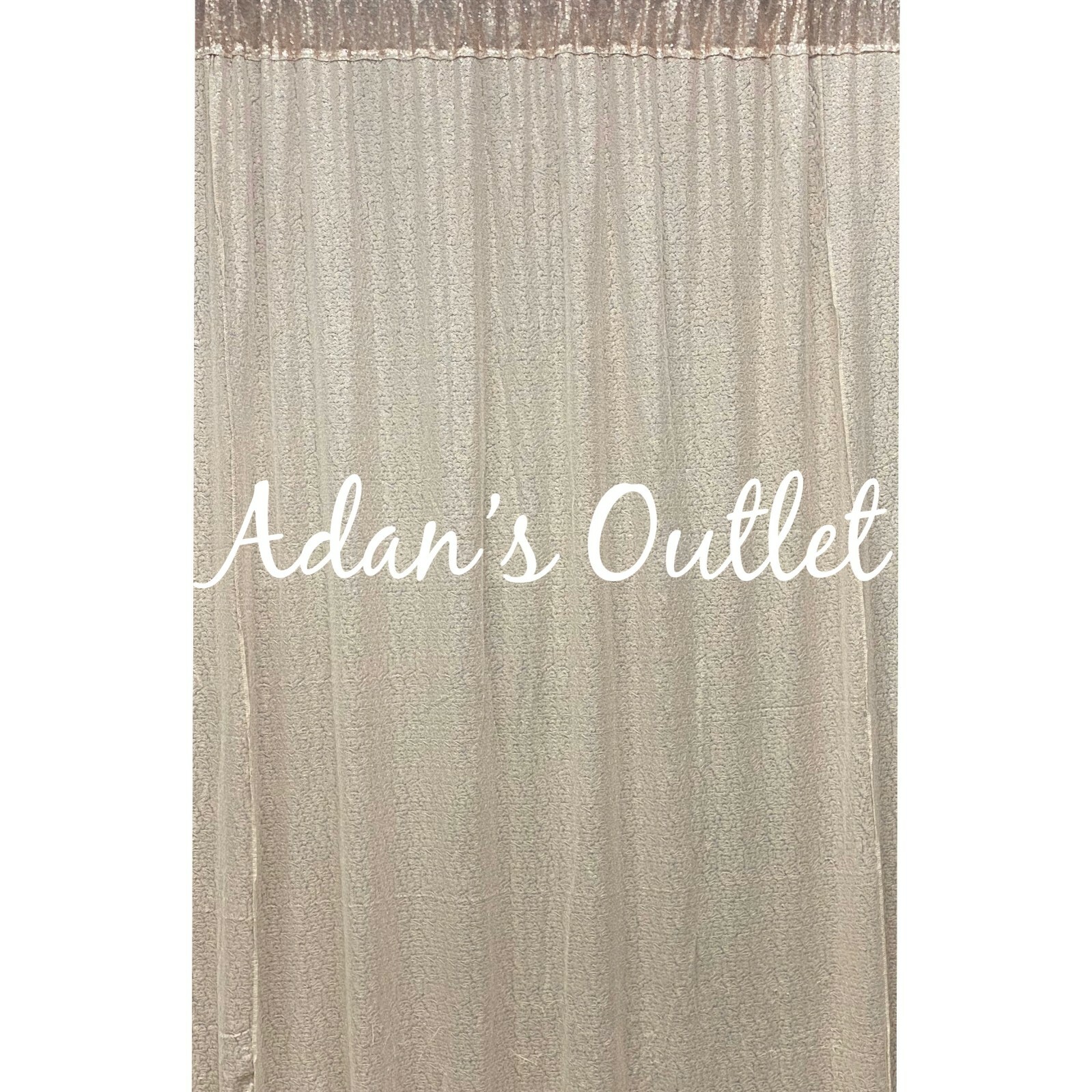 (2) silver 6 ft x 6 ft Sequined Backdrop Curtain Wedding Party Decorations gallery