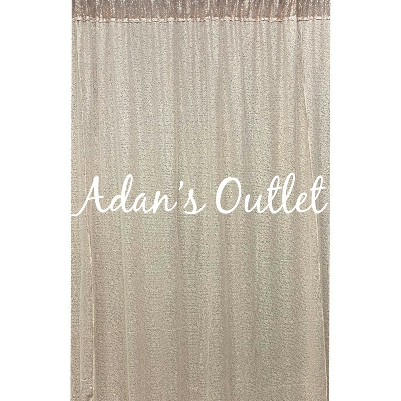 (2) silver 6 ft x 6 ft Sequined Backdrop Curtain Wedding Party Decorations gallery