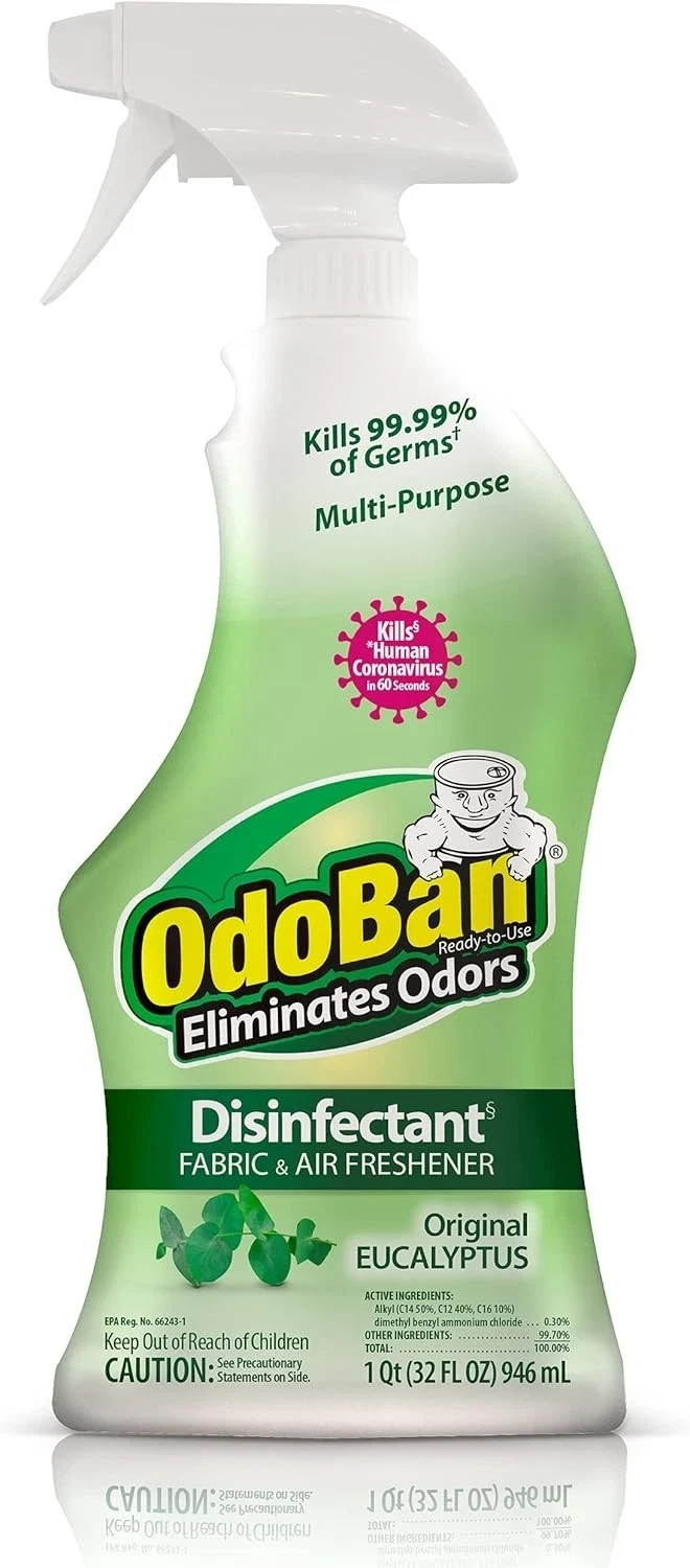 OdoBan Original Eucalyptus Scent Disinfectant Fabric & Air Freshener, 32 fl oz gallery