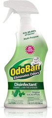 OdoBan Original Eucalyptus Scent Disinfectant Fabric & Air Freshener, 32 fl oz