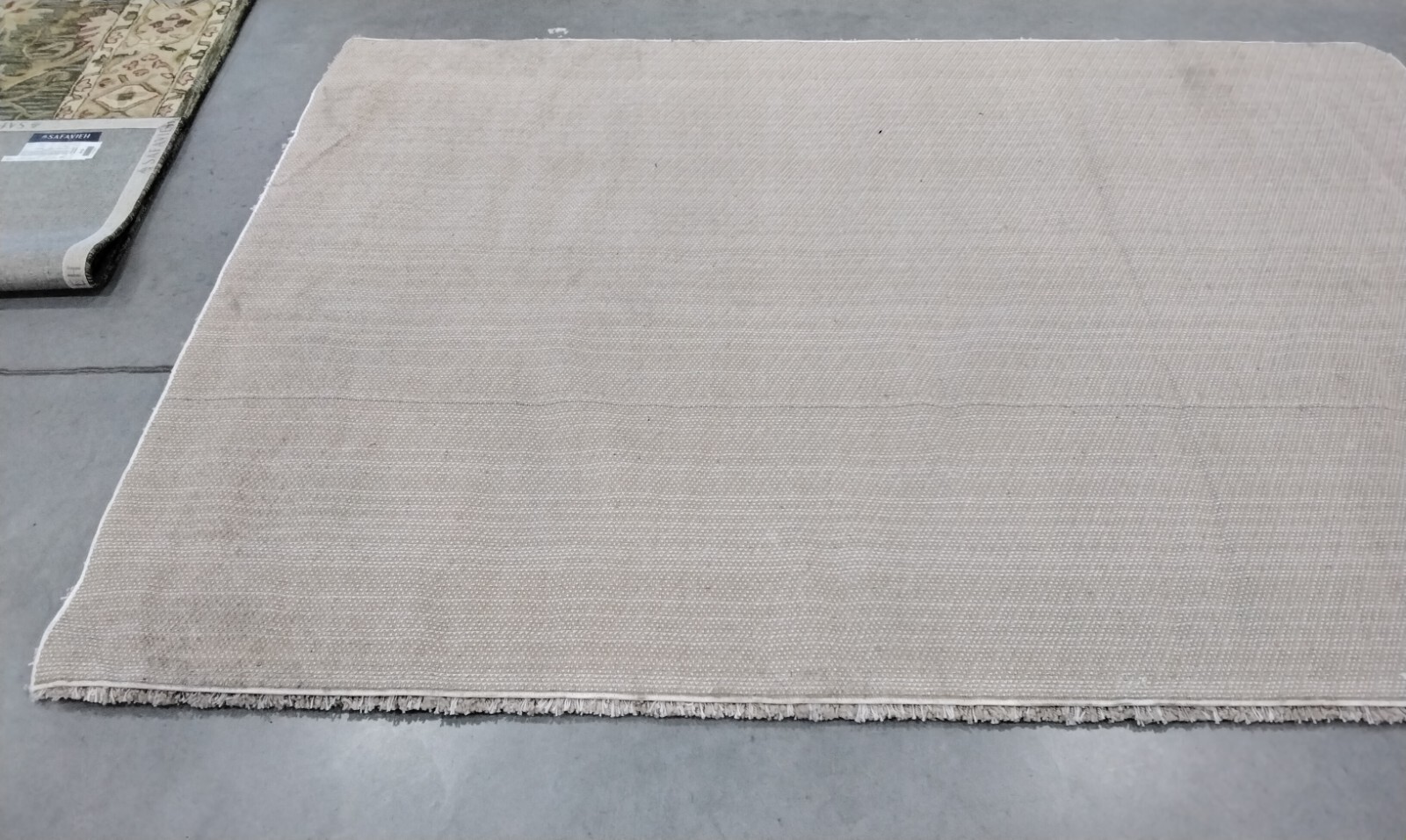 BEIGE 6'-7" X 9'-6" Back Stain Rug, Reduced Price 1172718234 SG151-1313-7 gallery