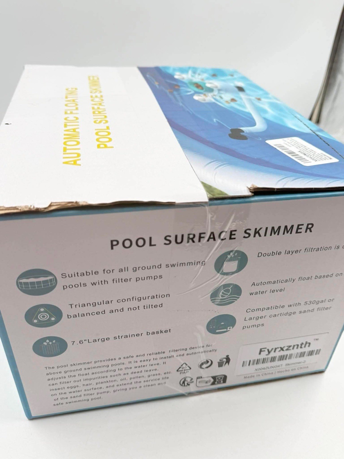 Above Ground Pool Skimmer No Installation Required Adjustable Bracket Required gallery
