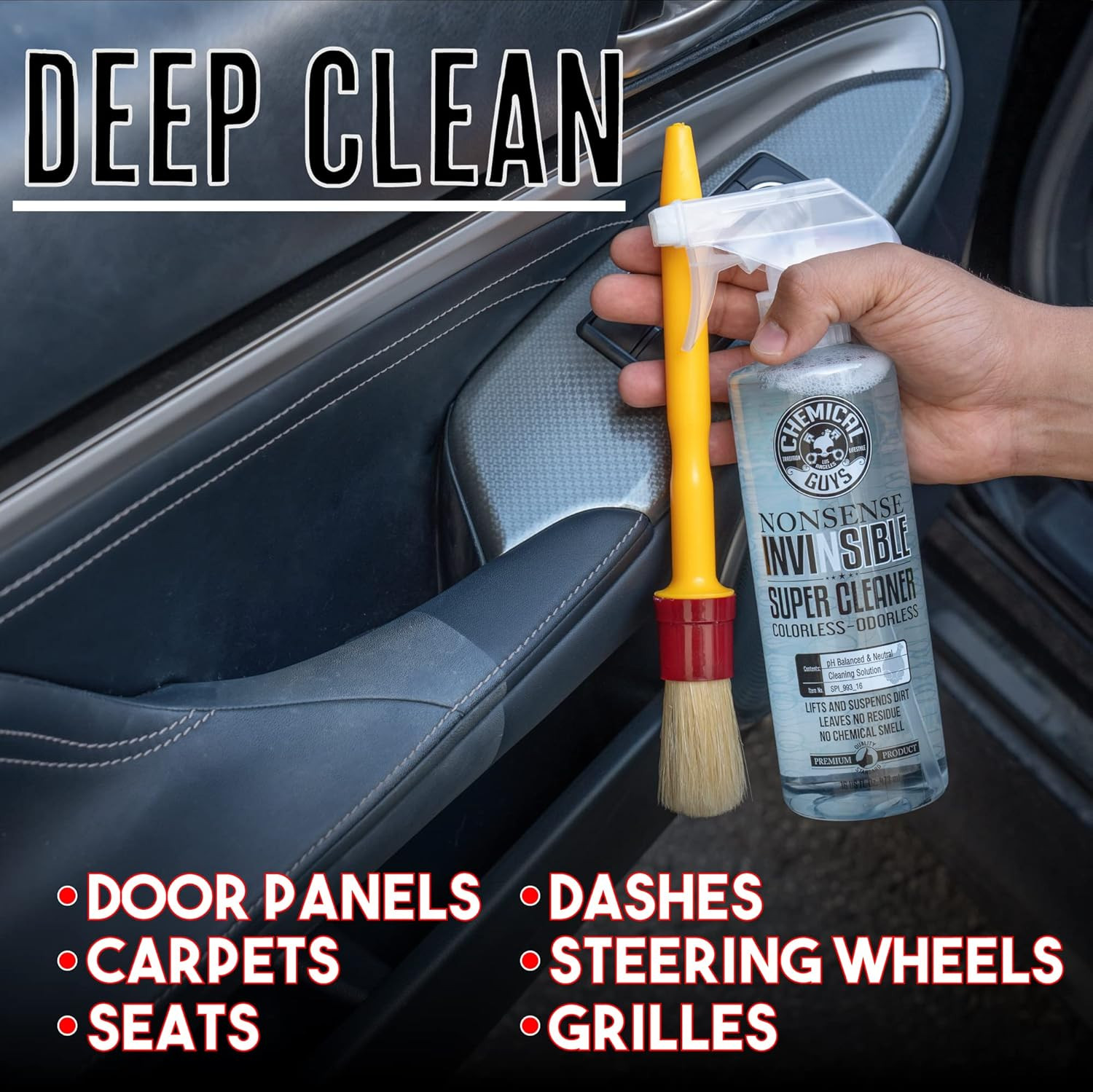 Chemical Guys Nonsense, Odorless Cleaner for Car Interior and Exterior All Purpo gallery