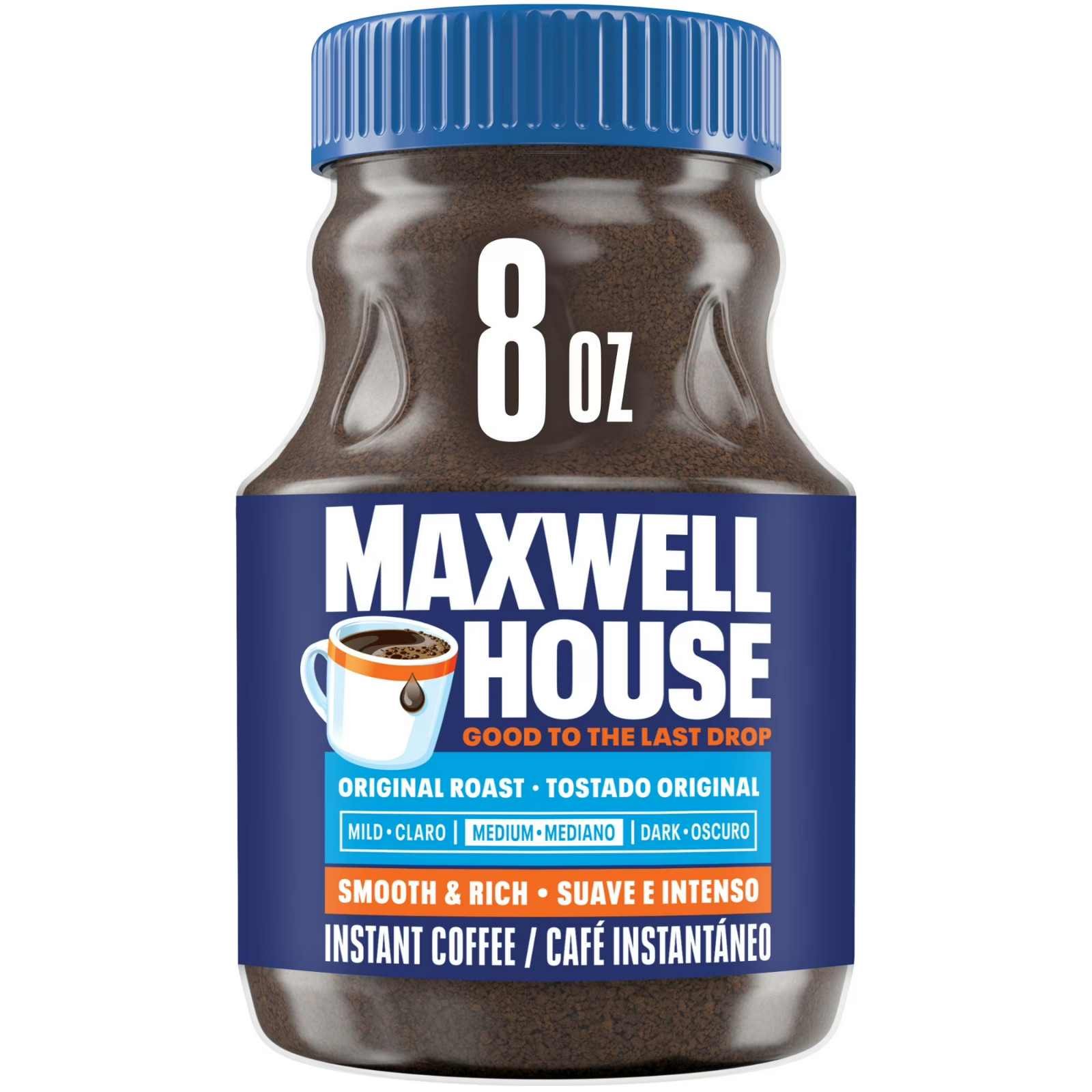 Maxwell House Original Roast Instant Coffee - 8 oz Jar gallery