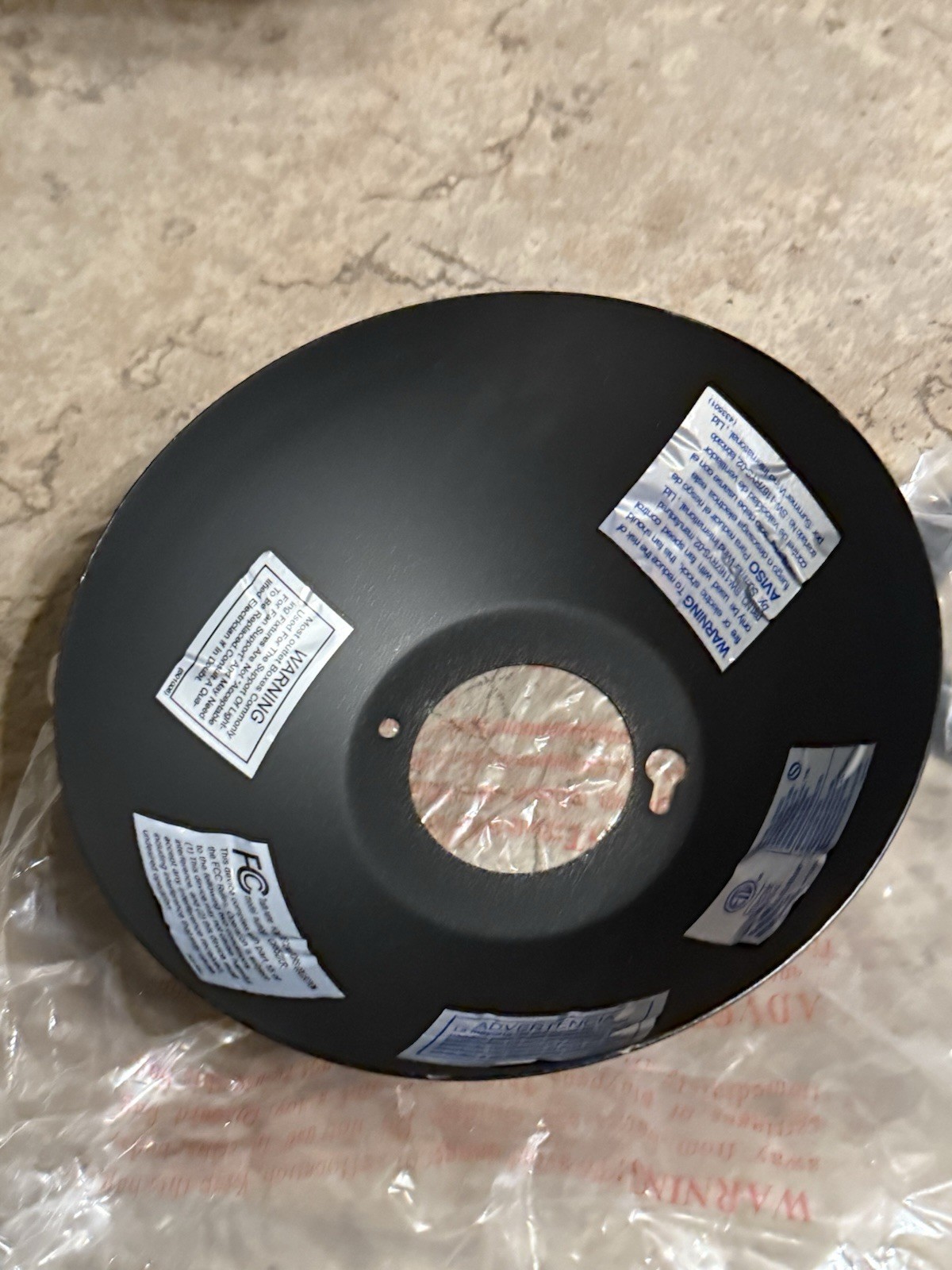 Canopy & Ring FOR Merwry 52in Fan Black 1001236066! gallery