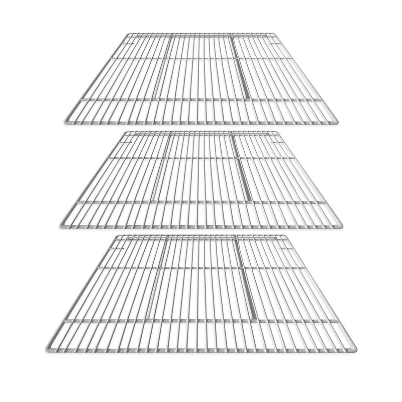 Replacement type three-piece shelf for commercial Freezer and Refrigerator gallery