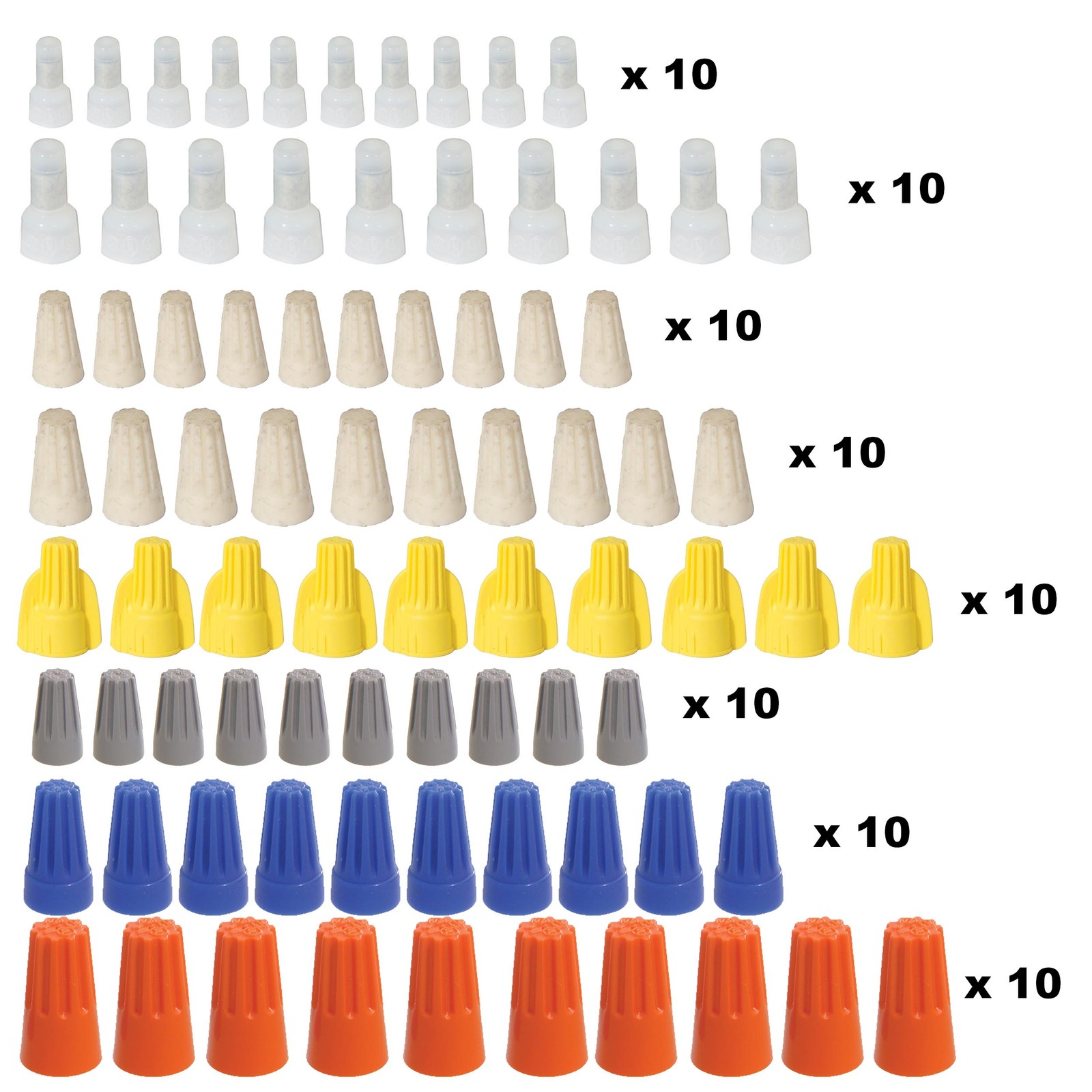 B&P Lamp® 80 Piece Assorted Wire Connector Kit gallery