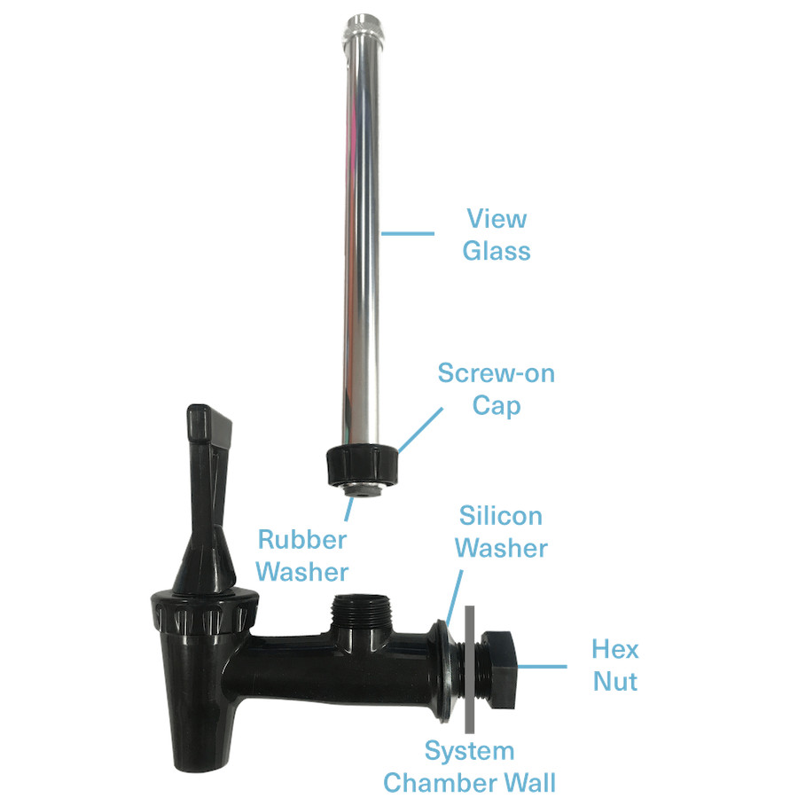 Berkey Sight Glass™ Spigot- 10" Fits Royal Berkey gallery