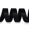 Ribbli Double Faced Black Satin Ribbon,1/2” x Continuous 25 1/2 inch, gallery