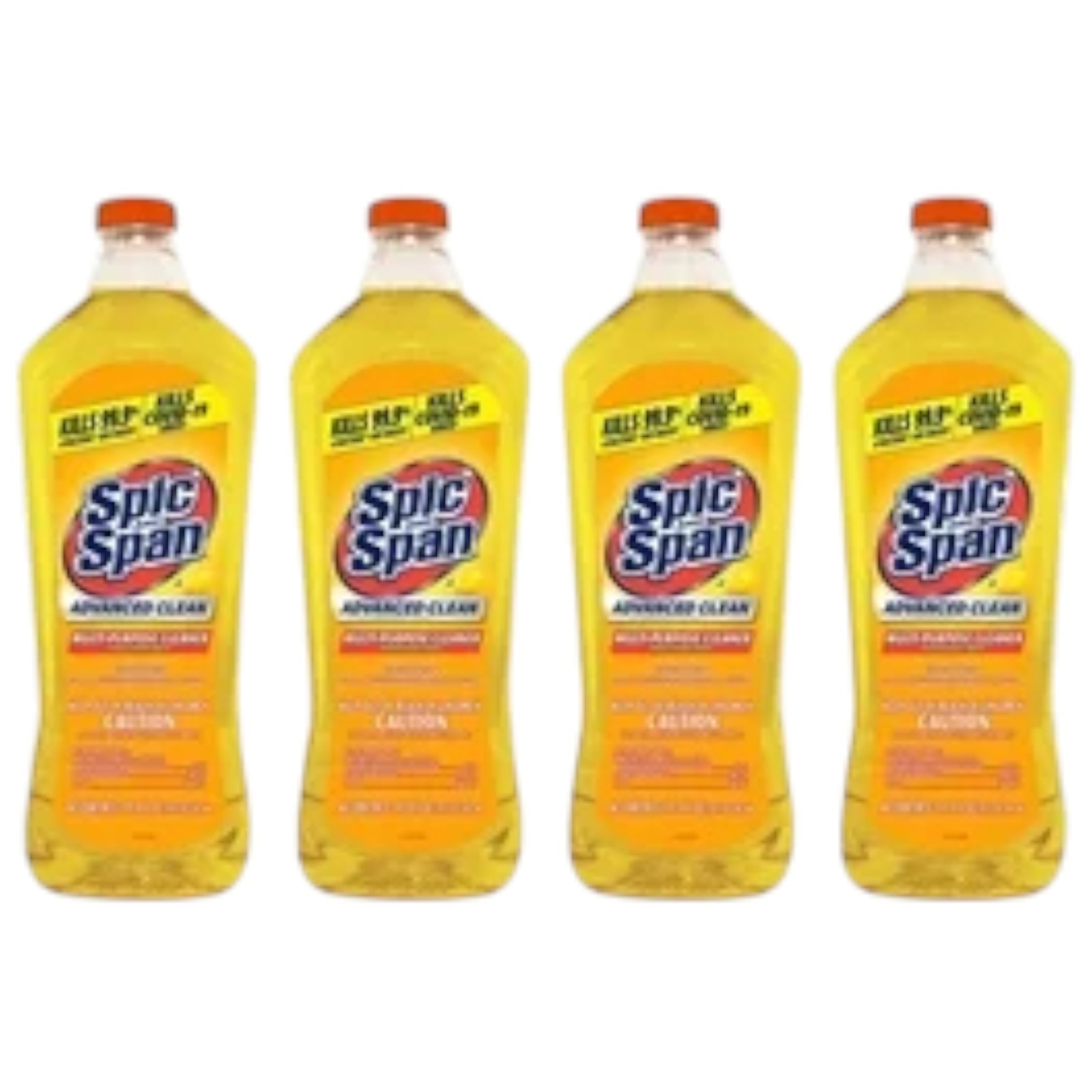 4 Pack Spic And Span Multi-purpose Cleaner Lemon Scent Liquid Floor Cleaner gallery