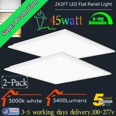 2x2FT 2 x 4FT LED Dimmable Flat Panel Light led ceiling light Recessed Lamp US